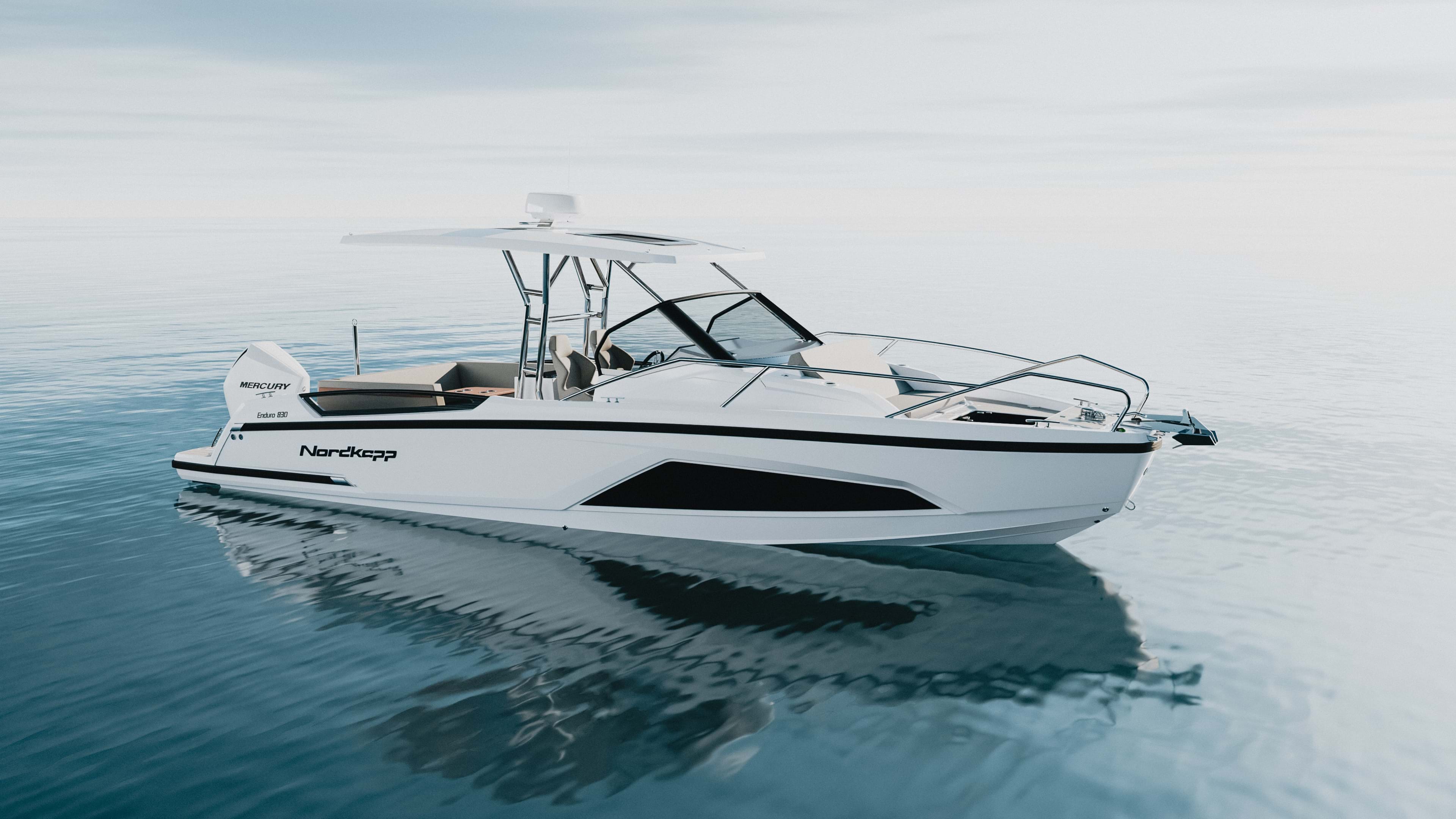 The sound of familiar footsteps on the dock as your family approaches your new Enduro 830.